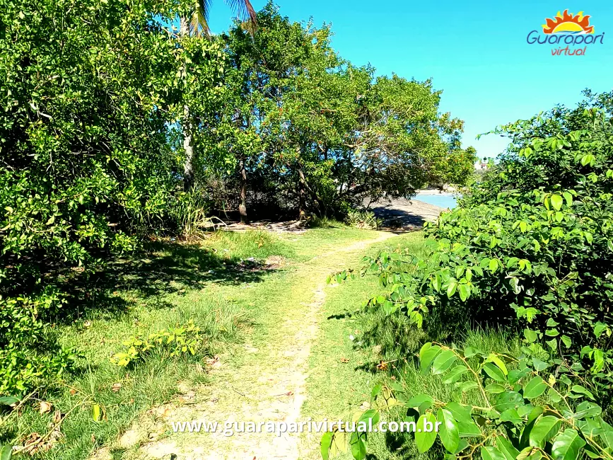 Trilha entre a vegeta&ccedil;&atilde;o que leva &agrave;s Tr&ecirc;s Praias, em Guarapari