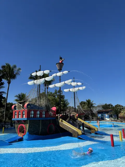 Enseada do Pirata no Acquamania, parque aquático de Guarapari