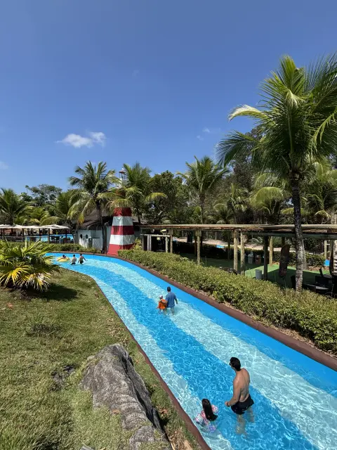 Rio Lento no Acquamania, parque aquático de Guarapari